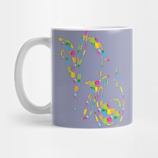 colorful floral Capricorn Mug